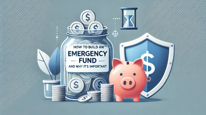 How to Build an Emergency Fund and Why It’s Important