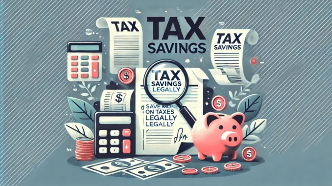How to Save Money on Taxes Legally