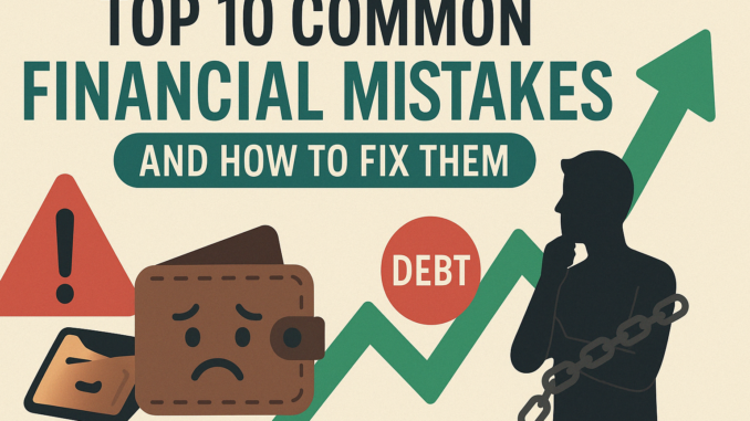Common mistakes in financial planning